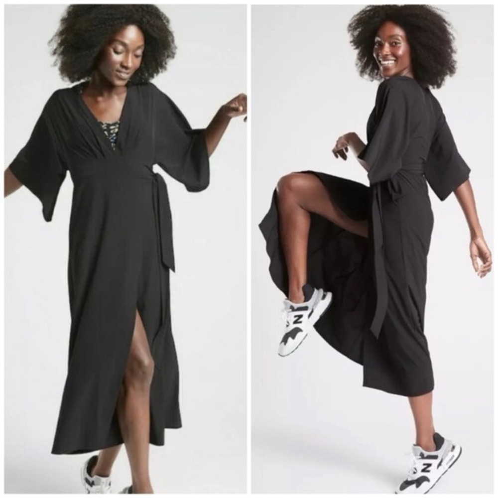 Athleta Black Swim Coverup